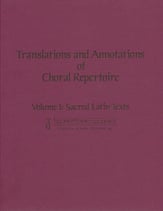 Translations and Annotations, Vol. 1 book cover
